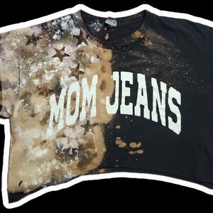 Mom Jeans Black and Brown Kids Shirt